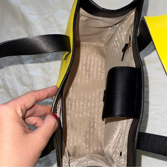Kate Spade Yellow Tote Bag - Picture 5 of 8